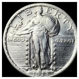 1918 Silver Standing Liberty Quarter UNCIRCULATED