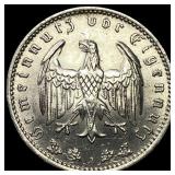 1934A Germany Nickel 1 Reichsmark