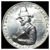 1920 Silver Pilgrim Half Dollar GEM BU