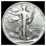 1920-S Silver Walking Liberty Half Dollar LIGHTLY