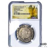 (1590-92) England Silver Shilling Elizabeth I NGC