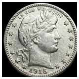 1915-S Silver Barber Quarter UNCIRCULATED