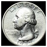 1932-D Silver Washington Quarter CLOSELY UNCIRCULA