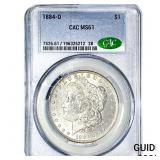 1884-O Morgan Silver Dollar CAC MS61