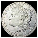 1901-O Silver Morgan Dollar NEARLY UNCIRCULATED