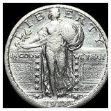 1918-S Standing Liberty Quarter CHOICE AU