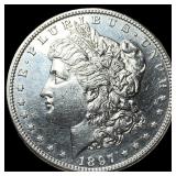 1897-S Silver Morgan Dollar CHOICE BU
