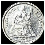 1873 Seated Liberty Dime UNCIRCULATED