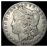 1896-S Silver Morgan Dollar LIGHTLY CIRCULATED