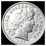 1904-S Silver Barber Dime CHOICE AU