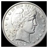1912-D Silver Barber Half Dollar UNCIRCULATED