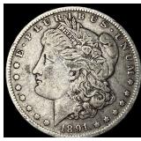 1891-O Silver Morgan Dollar NEARLY UNCIRCULATED