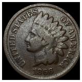 1866 Indian Head Cent LIGHTLY CIRCULATED