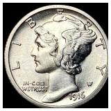1916 Mercury Dime CHOICE BU
