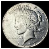1927 Peace Silver Dollar CLOSELY UNCIRCULATED