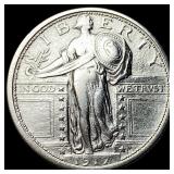 1917 Type 1 Standing Liberty Quarter CLOSELY UNCIR