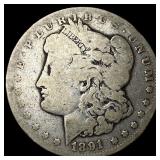 1891-CC Silver Morgan Dollar NICELY CIRCULATED