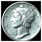 1924-D Silver Mercury Dime CLOSELY  UNCIRCULATED