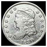 1830 Capped Bust Half Dime NEARLY UNCIRCULATED