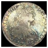 1796 Silver 8 Reales Mexico Mint NEARLY UNCIRCULAT