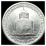1925 Silver Lexington-Concord Half Dollar UNCIRCUL
