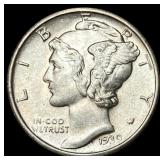 1939-D Silver Mercury Dime CHOICE BU