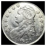 1830 Capped Bust Half Dollar CHOICE AU