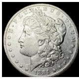 1884-S Silver Morgan Dollar CLOSELY UNCIRCULATED