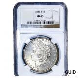 1886 Morgan Silver Dollar NGC MS63