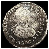 1805 Chile Silver 1/2 Real