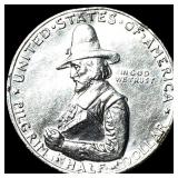 1920 Silver Pilgrim Tercentenary Half Dollar UNCIR