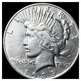 1935-S Silver Peace Dollar CLOSELY UNCIRCULATED