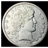 1903-S Silver Barber Quarter CHOICE AU