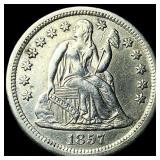 1857-O Silver Seated Liberty Dime  UNCIRCULATED