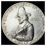 1920 Silver Pilgrim Half Dollar CHOICE AU