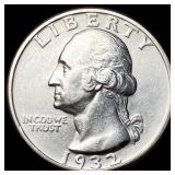 1932 Silver Washington Quarter UNCIRCULATED
