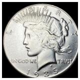 1935-S Silver Peace Dollar UNCIRCULATED