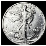 1936-S Silver Half Dollar Walking Liberty CHOICE A