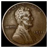 1911-S Lincoln Wheat Cent NEARLY UNCIRCULATED