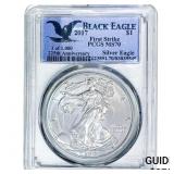2017 Silver Eagle PCGS MS70