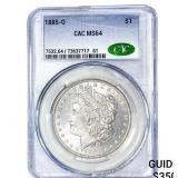 1885-O Morgan Silver Dollar CAC MS64
