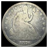 1876 Seated Liberty Half Dollar NICELY CIRCULATED