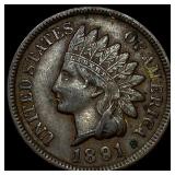 1891 Indian Head Cent CLOSELY UNCIRCULATED