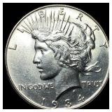 1934 Silver Peace Dollar UNCIRCULATED