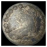 1825 Capped Bust Half Dollar NICELY  CIRCULATED