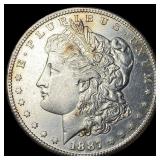 1887-S Morgan Silver Dollar CLOSELY  UNCIRCULATED