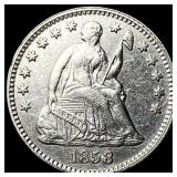 1858 Silver Half Dime UNCIRCULATED