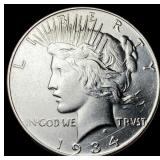 1934 Silver Peace Dollar CHOICE BU