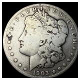 1903-S Silver Morgan Dollar LIGHTLY CIRCULATED