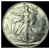 1941-D Silver Walking Liberty Half Dollar GEM  BU